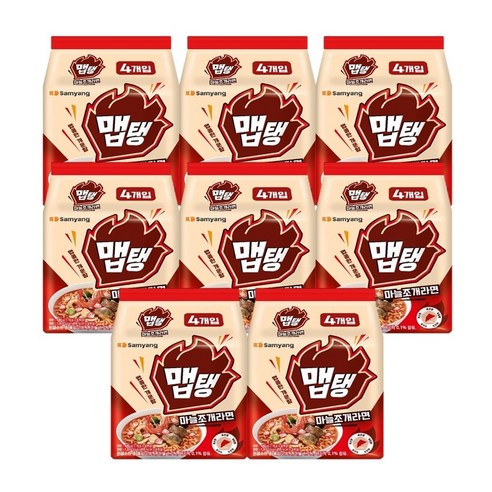맵탱 마늘조개라면 110g
