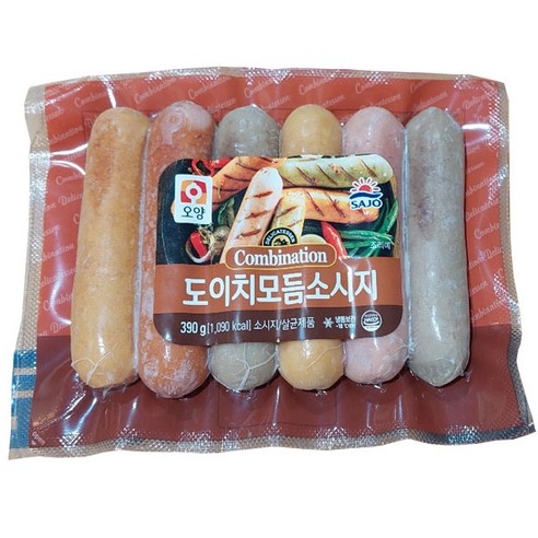 사조오양 도이치 모듬소세지 390g*20개 한박스, 390g, 20개