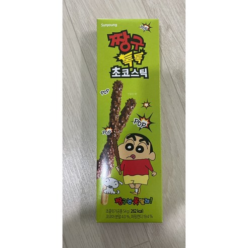 짱구 톡톡 초코스틱, 54g, 6개