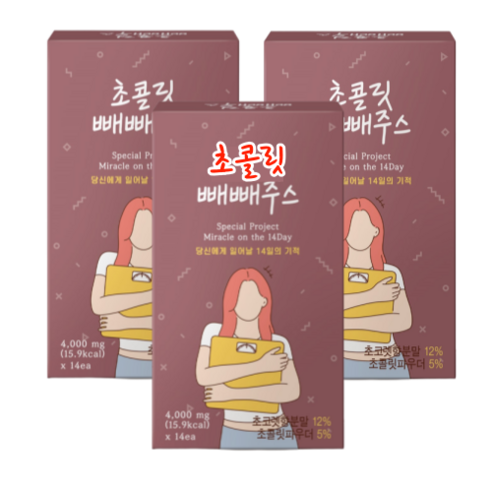 초콜릿빼빼주스 카카오 100% 클렌즈 건강한 주스 초코맛 2세대 초코빼빼쥬스 제로슈가 당류0 빼빼초코
