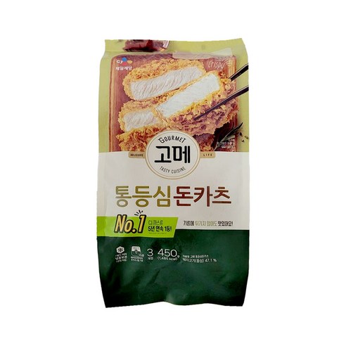 CJ 고메 바삭튀겨낸통등심돈카츠 450g