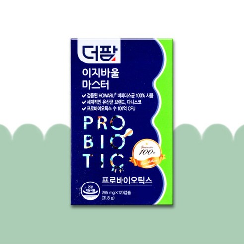 1일 1회 1캡슐 8개월분 [약국정품] 더팜 이지바울 마스터 120캡슐 x 2박스 프로바이오틱스