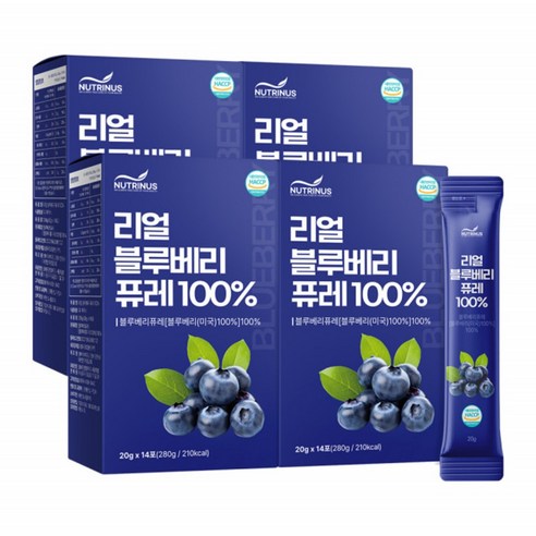 뉴트리너스 리얼 블루베리 퓨레 100%
