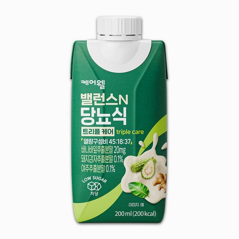 케어웰 밸런스N 당뇨식 트리플 케어, 10개, 200ml