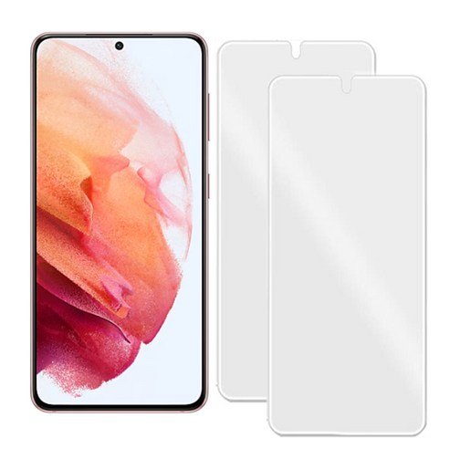 갤럭시 S21 SM-G991N 깨지지 않는 PET 방탄 필름 지문인식 액정보호필름, 2개