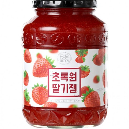 초록원 딸기잼 1kg 국산차LmV, 1g, 1개
