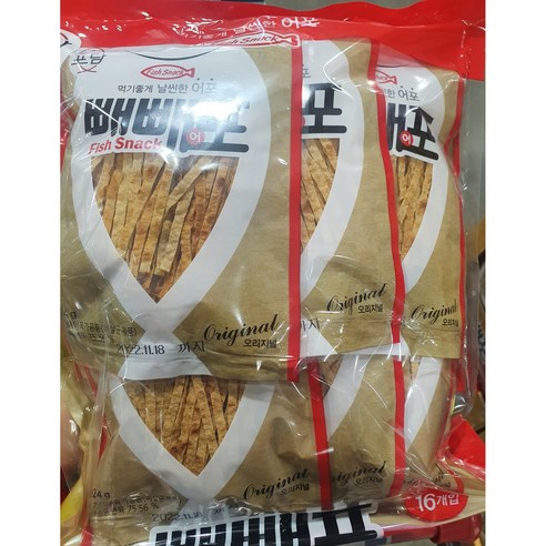 한진식품 포담 빼빼어포 24g X 16