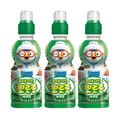 뽀로로 귀여운 내친구 어린이 음료 235 ml, 235ml, 12개