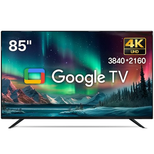위드라이프 구글 스마트85인치 4K UHD TV 최신형 고화질 안드로이드티비, 85SMART, 방문설치, 벽걸이형, 215cm/85인치