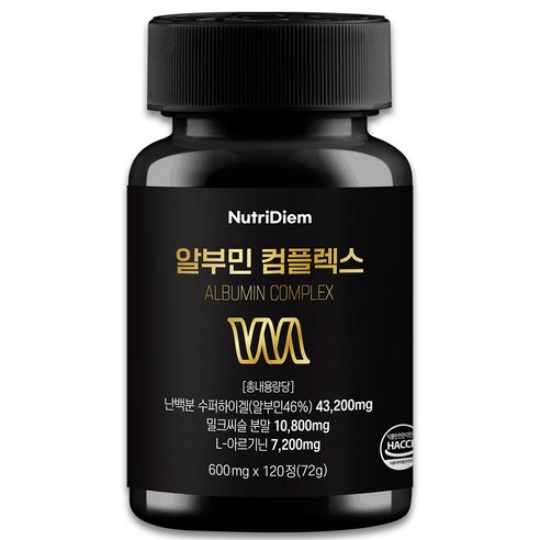 뉴트리디엠 알부민 컴플렉스 4개월분, 1개, 120정