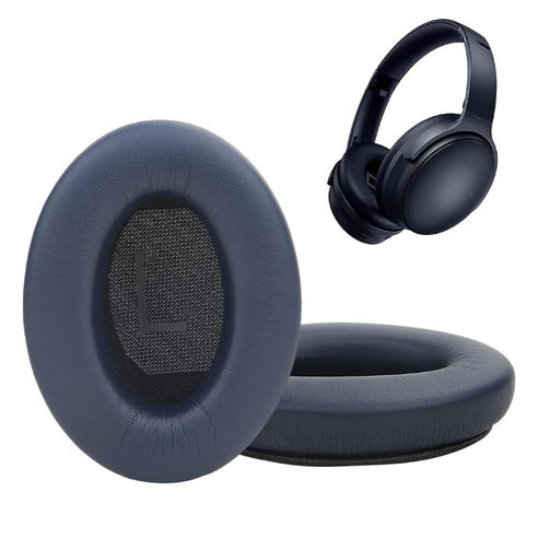 bose 보스 QC45 호환 이어패드 커버 쿠션 스폰지 캡 헤드폰 헤드셋 교체 솜 이어패드 이어폰솜 이어폰이어팁 이어폰커버 이어폰폼팁 쿠션 헤드셋귀마개 헤드셋스펀지 헤드셋커버, 네이비 블루