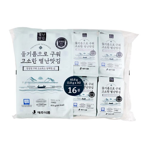 재주식품 별난맛김(16입)