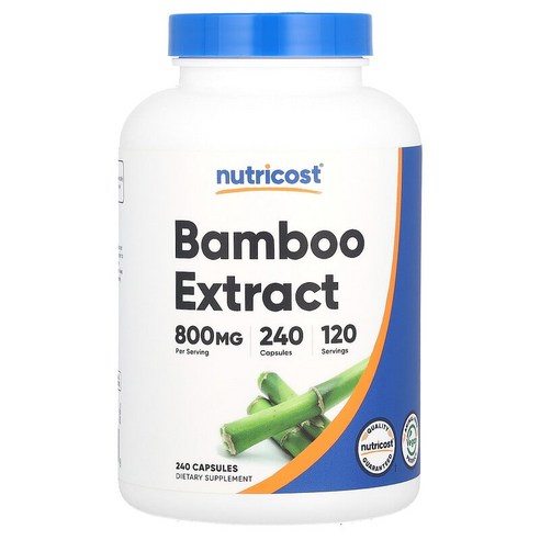 뉴트리코스트 대나무 실리카 추출물 캡슐 240정 (캡슐 1정당 400mg)