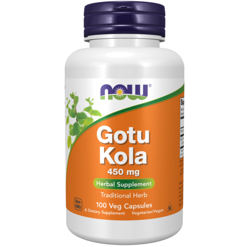나우푸드 고투콜라 450 mg 허브 캡슐 NOW Gotu Kola