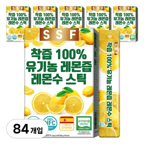 유기농 레몬즙 레몬수 스틱 100% 착즙 원액