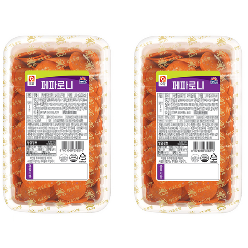 사조오양 페파로니 1kg, 1kg, 3개