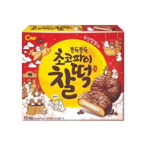 청우 찰떡초코파이 258g, 215g, 9개