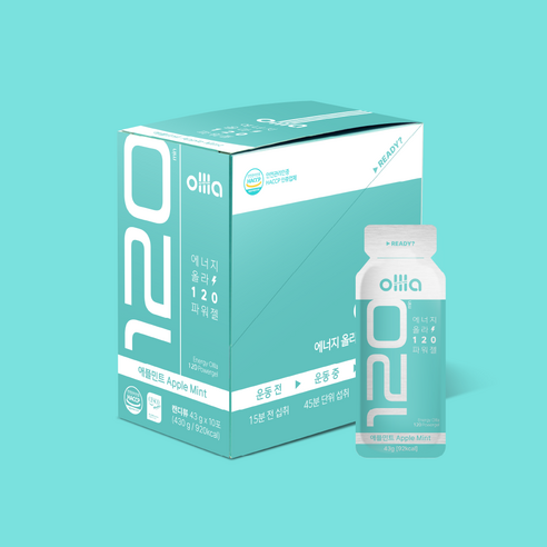 [BAS x ollla] 올라 UPGRADE 120 파워젤 애플민트 10개입