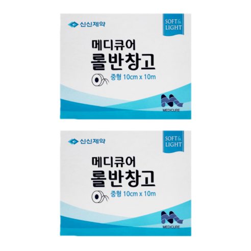 메디큐어 롤 반창고, 1개입, 2개