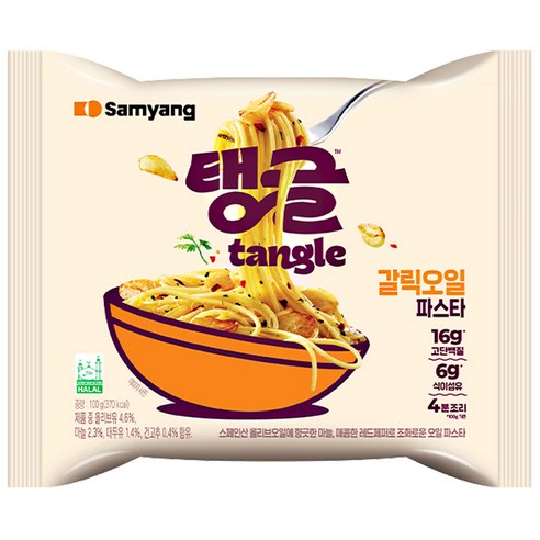 삼양 탱글 갈릭오일파스타 100g, 24개