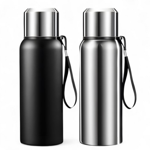 코코리브 스텐 보냉 보온병, 1개, 600ml, 스틸
