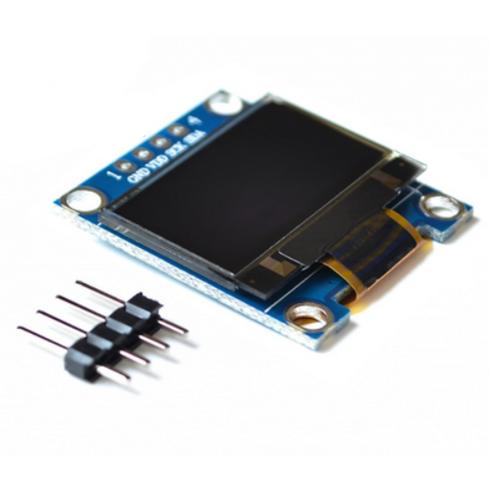 아두이노 OLED 모듈 WHITE 128X64 0.96인치  4핀 4PIN I2C  (납땜 X)