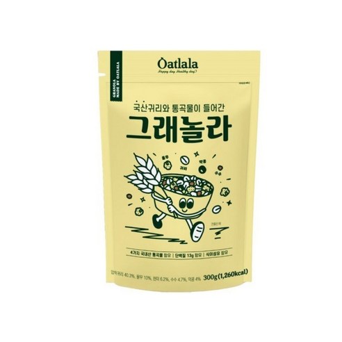 엄마사랑 국산귀리와 통곡물이 들어간 그래놀라