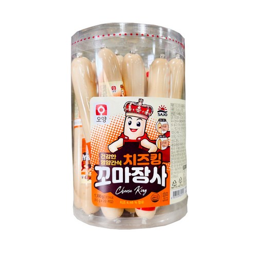 사조오양 치즈킹 꼬마장사 소시지