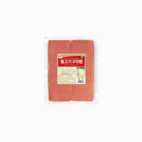 사조오양 불고기구이H(S9*9/2열)/스모크햄슬라이스햄 20g 1kg(20gx50개) 냉장