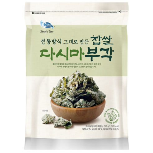 C-WEED 찹쌀다시마부각 250gx2개