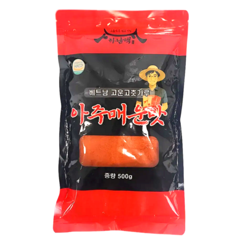 국내세척가공 베트남 고운 고춧가루 아주 매운맛 소스용 분말용, 2개, 500g
