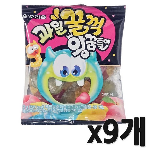오리온 과일꿀꺽 왕꿈틀이