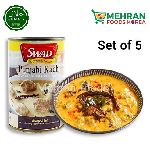 SWAD Punjabi Kadhi (Gram Flour Dumplings with Yogurt Gravy) 450g 펀자비 카드히 (요거트 그레이비를 곁들인 만두)