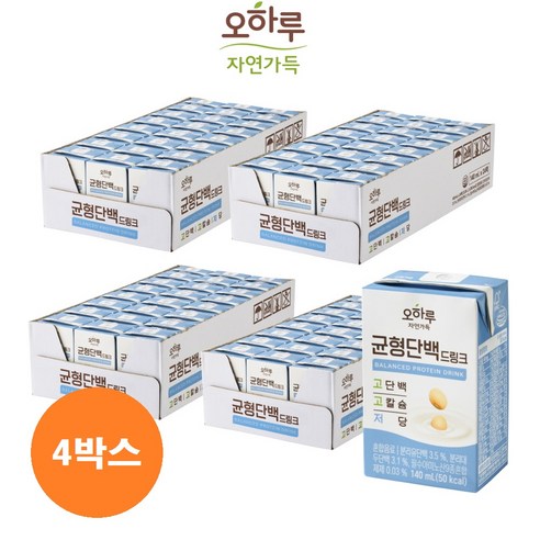 [초특가 할인] 오하루 자연가득 균형단백 드링크 4박스 (96팩)