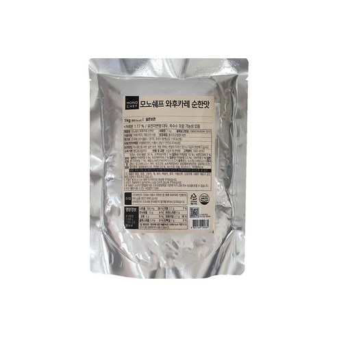 한국 에스비 모노쉐프 레토르트 와후카레 순한맛 1kg, 1개, 1kg