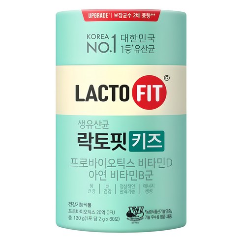 락토핏 생유산균 키즈, 60회분, 120g, 1개