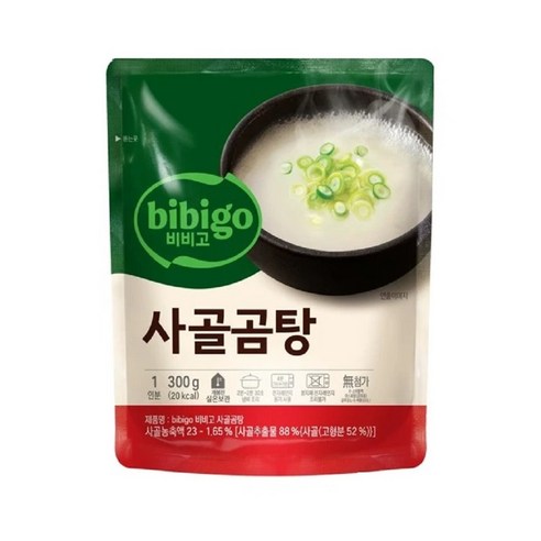 비비고 사골곰탕, 300g, 24개