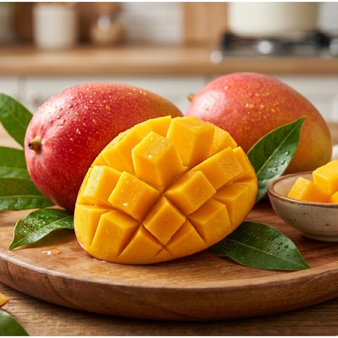 제주애플망고 2kg ,3kg 특상품 선물세트, 1박스, 제주애플망고 대과 3kg(5~6과)