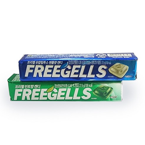 FREEGELLS 프리젤 캔디 민트향 시원한 목캔디