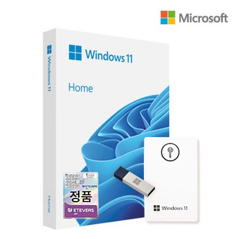 마이크로소프트 Windows 11 Home 처음사용자용 FPP USB (조립PC 설치용)