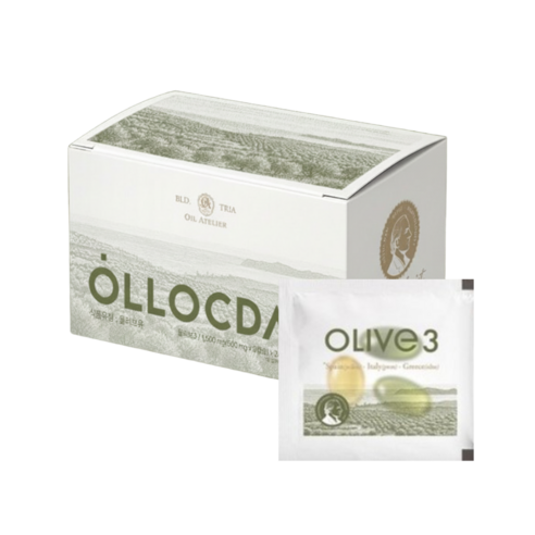 올록담 올리브3 프리미엄 EVOO 72캡슐 올리브유