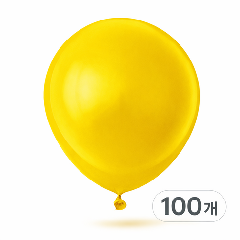 브로키 펄풍선 12인치 100p 풍선 파티용품 이벤트 소품 30cm, 100개, 06_12인치_옐로