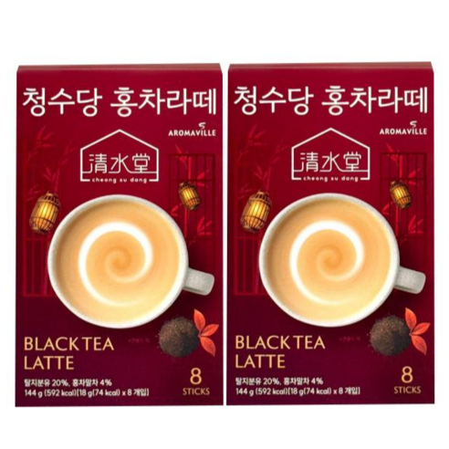청수당 홍차 라떼 8입