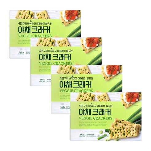 코렌트 푸지안 4번구워 바삭하고 대파향이 향긋한 야채크래커