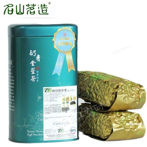 대만 우유향 금선차 특급 우롱차 300g 금선 오룡차 엄선 경탄배 순향형 은은화과향 동정우롱차 캔포장 아리산차