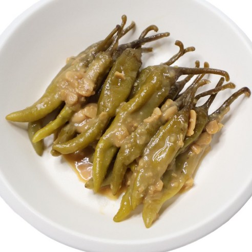 여우마을 수제반찬 촌스러운 된장고추무침 고추장아찌, 3개, 1kg