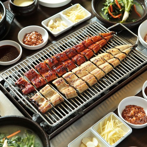 [반마리 추가증정]고창 초벌장어 국내산 자포니카 민물장어 초벌  당일손질직송 1KG 초벌후 330g / 450g / 550g / 1100g 내외 (소스2종+초생강+깻잎절임+천일염)