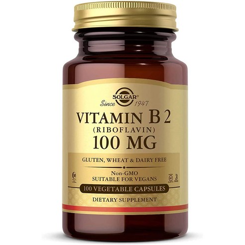 솔가 비타민B2 리보플라빈 100mg 100캡슐 x 1통