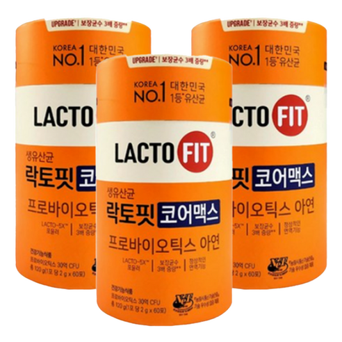 종근당건강 락토핏 코어맥스 유산균 프로바이오틱스