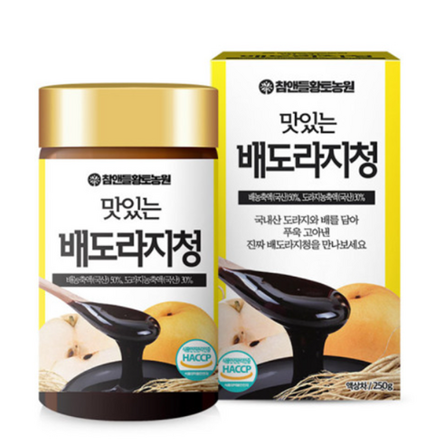 참앤들황토농원 맛있는 배도라지청, 250g, 1개입, 3개